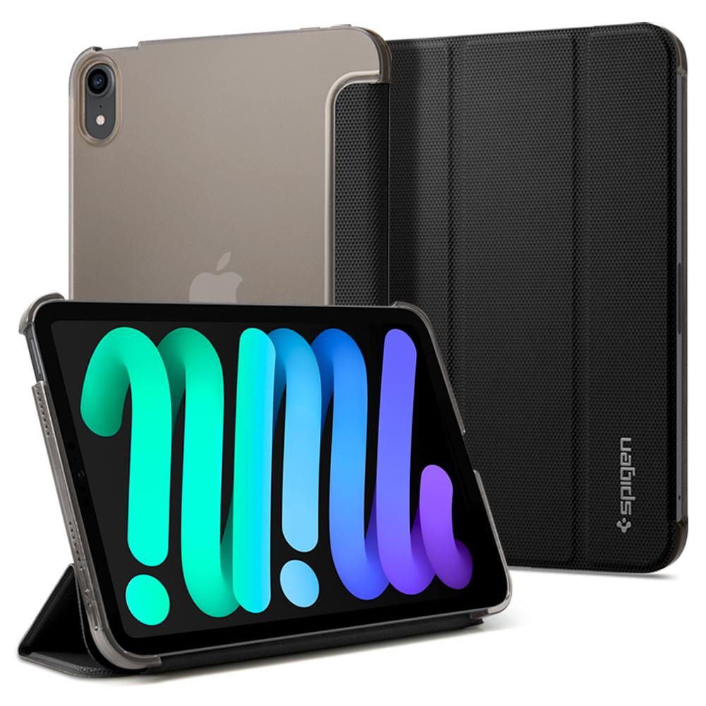 Husa Spigen Liquid Air Folio compatibila cu iPad Mini 6 (2021) Black