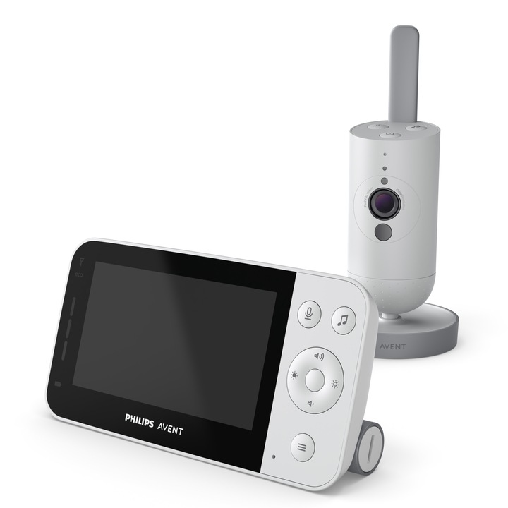 Бебефон Philips Avent SCD923/26, LCD 4.3 inch, Обхват 0-400 м, Нощен режим, Zoom, Стаен термометър, Функция Talk Back, Известия