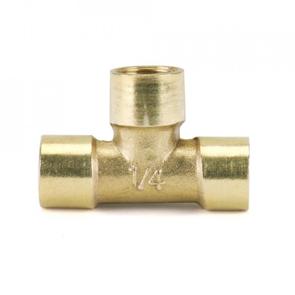 Ramificatie tip T din alama 1/4