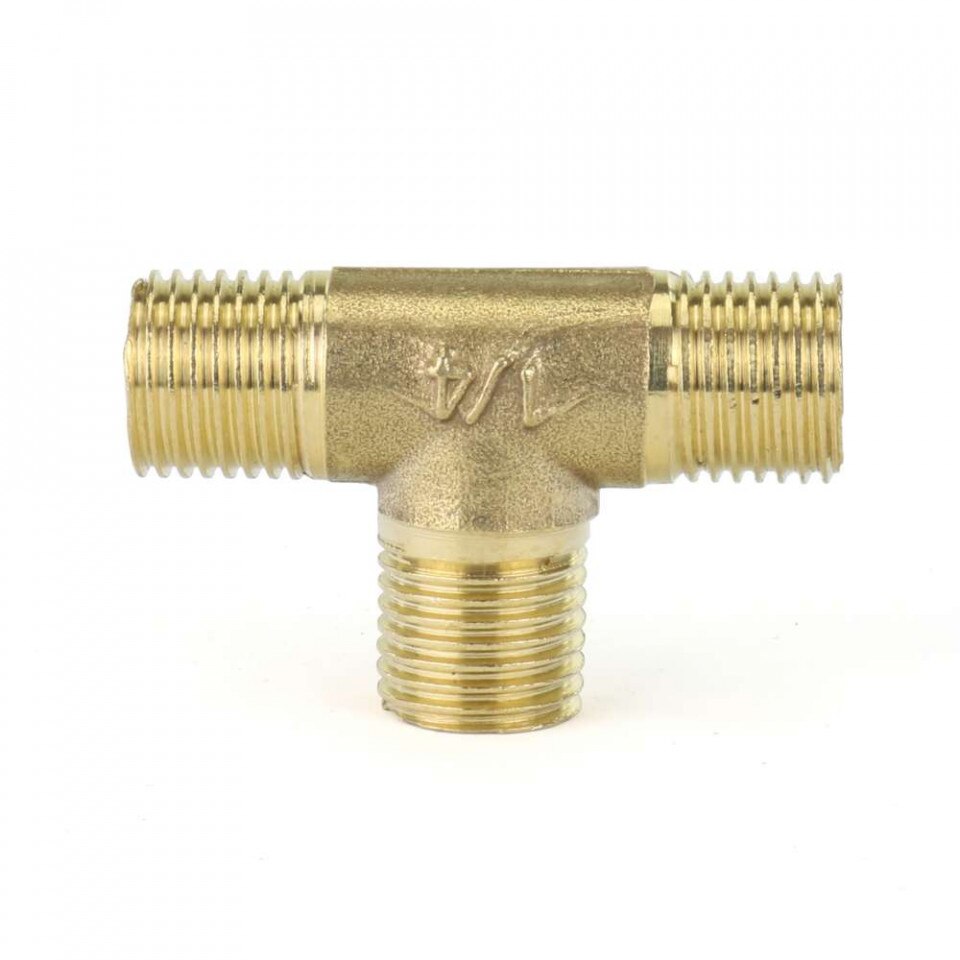 Ramificatie tip T din alama 1/4