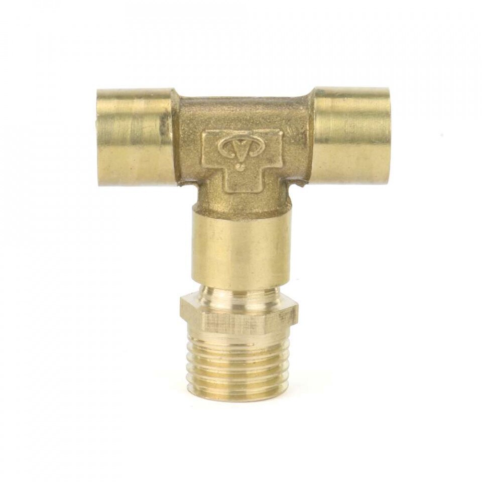 Ramificatie tip T din alama 1/8