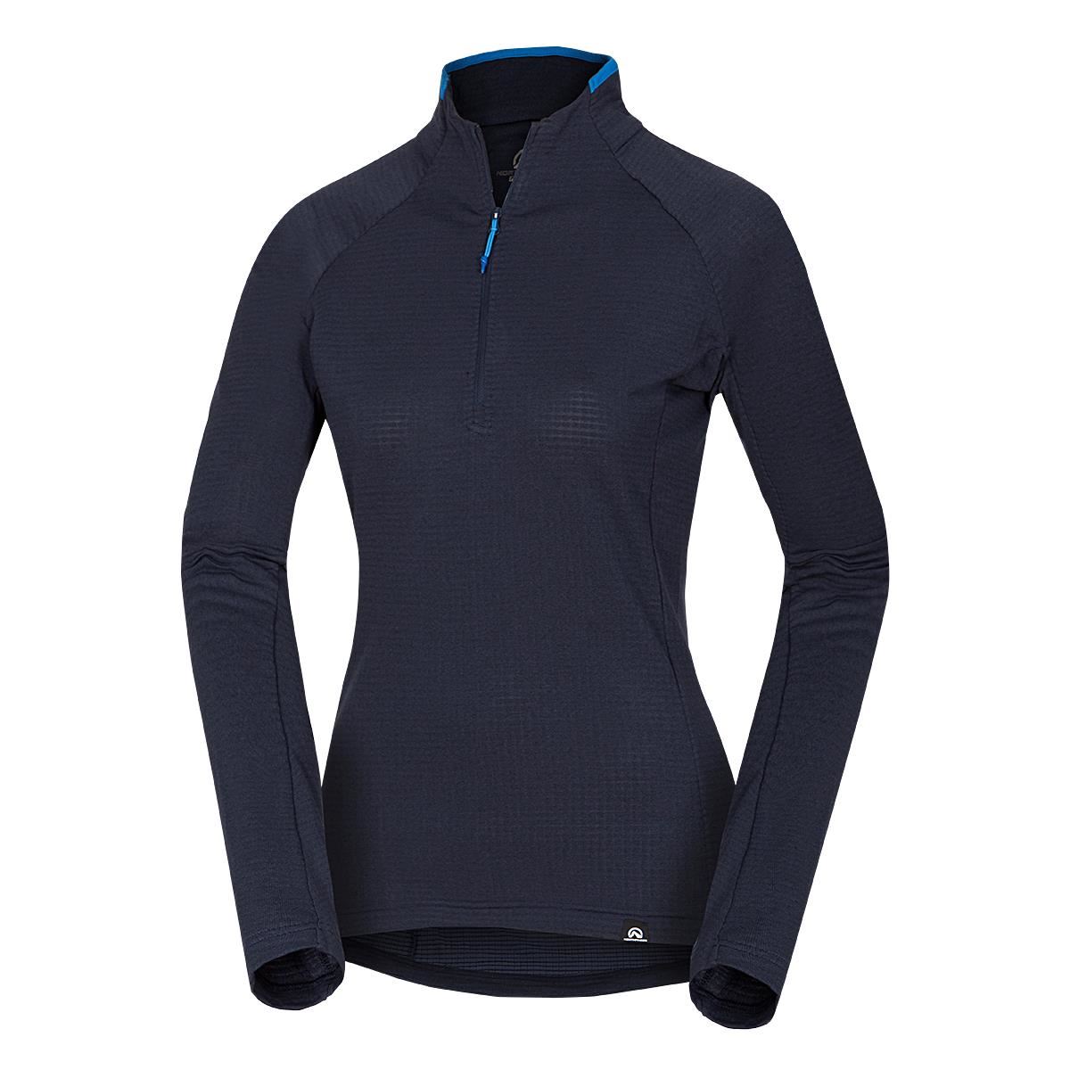 Bluza Polartec Power Grid femei halfzip NORTHFINDER Javorina MI-4740PRO, Negru, S, Bleumarin