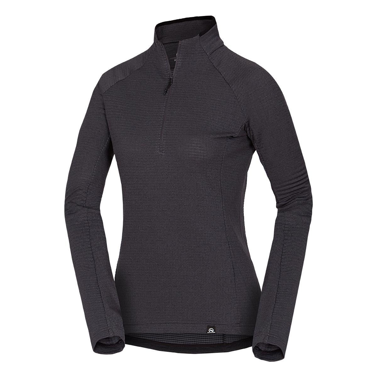 Bluza Polartec Power Grid femei halfzip NORTHFINDER Javorina MI-4740PRO, Negru, S, Negru
