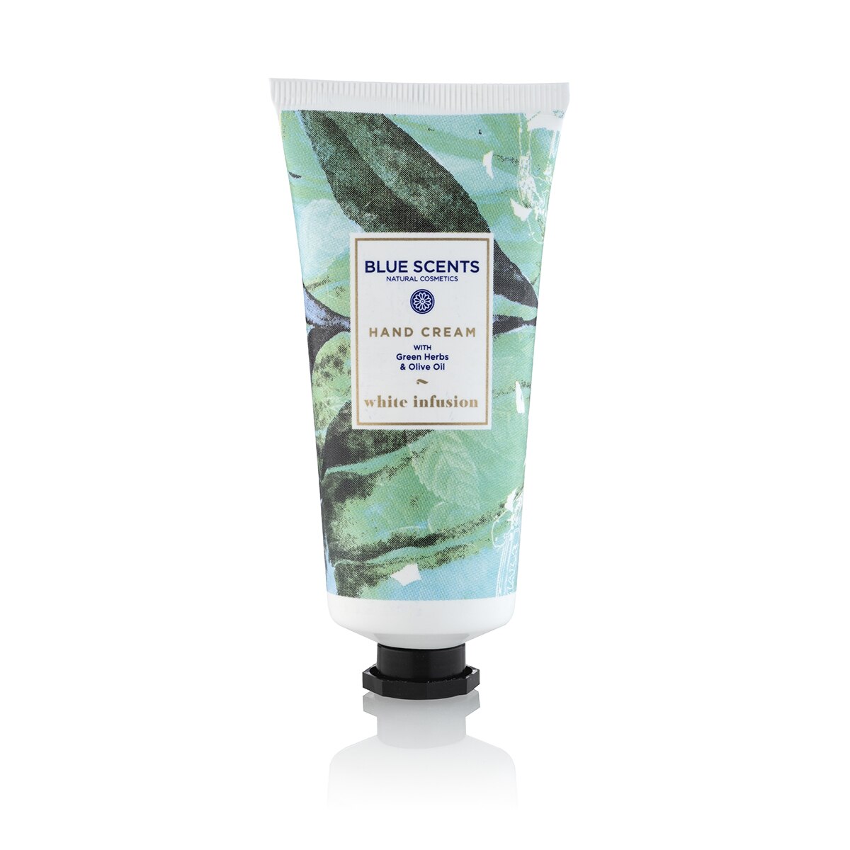 Crema de maini Blue Scents, Infuzie Alba, cu ulei de masline, unt de shea, aloe vera, 50 ml