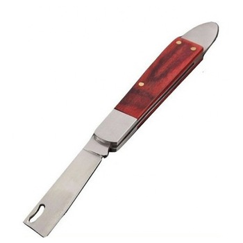 Cutit pliabil drept pentru altoit,18cm Cutit pliabil drept pentru altoit,18cm