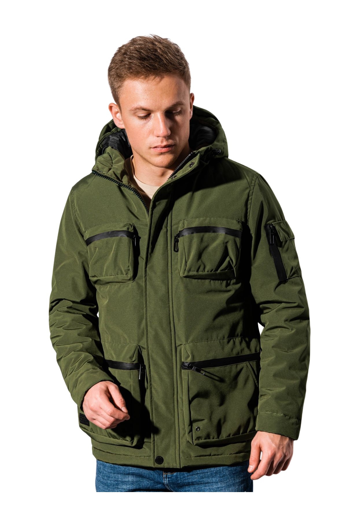 Geaca barbati C450 - khaki, Khaki, M