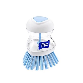 Dispencer detergent vase cu perie,Titiz,TP-110,culoarea albastru Dispencer detergent vase cu perie,Titiz,TP-110,culoarea albastru