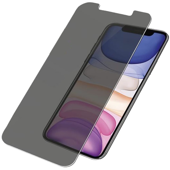 Üvegfólia, Panzerglass iPhone 11 / Xr biztonsági üveg, színes