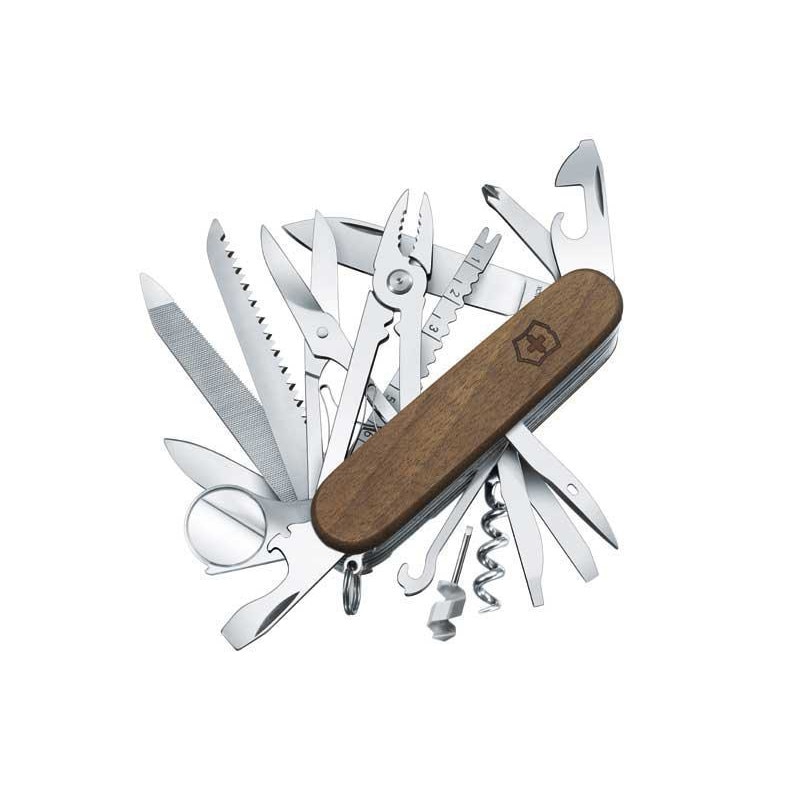 Cleste multifunctional, Victorinox, Swisschamp, 29 Functii, 9.1 cm, Maro