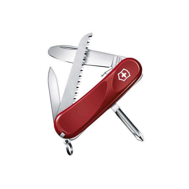 Cleste multifunctional, Victorinox, Junior, 8 Functii,8.5 cm, Rosu