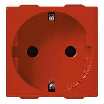 Priza schuko standard german, 2 module, 16A, Vimar, NEVE, ROSU, 09208.R Priza schuko standard german, 2 module, 16A, Vimar, NEVE, ROSU, 09208.R