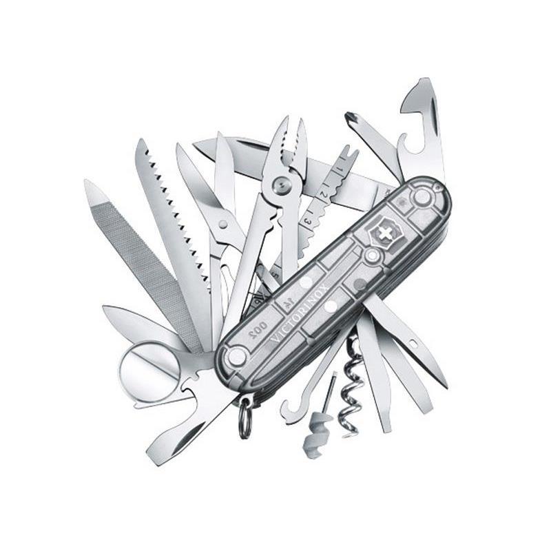 Cleste multifunctional Victorinox, Swisschamp, 31 Functii, 9.1 cm, Argintiu