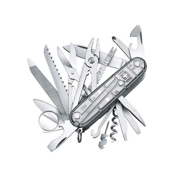 Cleste multifunctional Victorinox, Swisschamp, 31 Functii, 9.1 cm, Argintiu Cleste multifunctional Victorinox, Swisschamp, 31 Functii, 9.1 cm, Argintiu