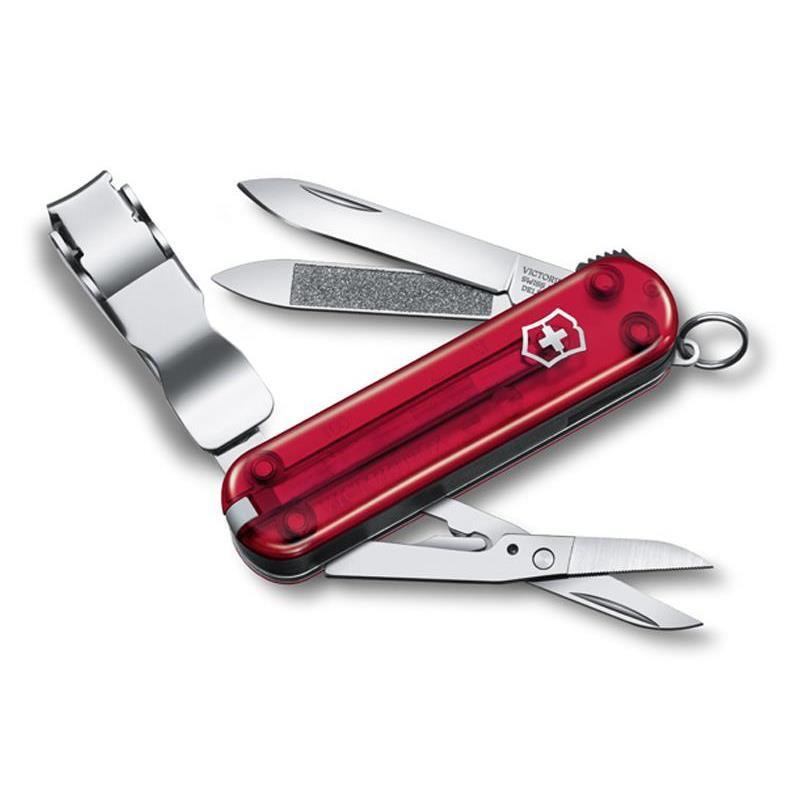 Cleste multifunctional Victorinox, Nailclip, 8 Functii, 6.5 cm, Rosu