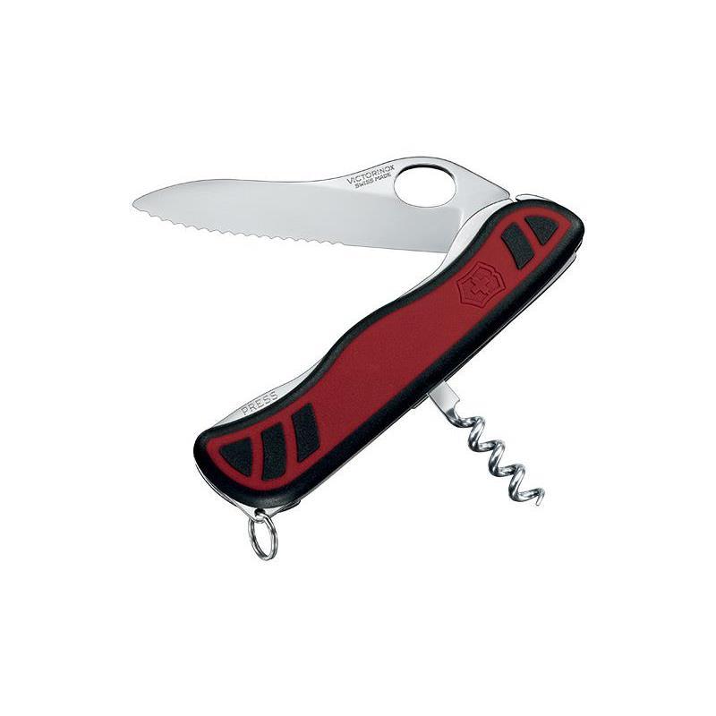 Cleste multifunctional Victorinox, Sentinel One Hand, 3 Functii, 11.1 cm, Rosu/Negru