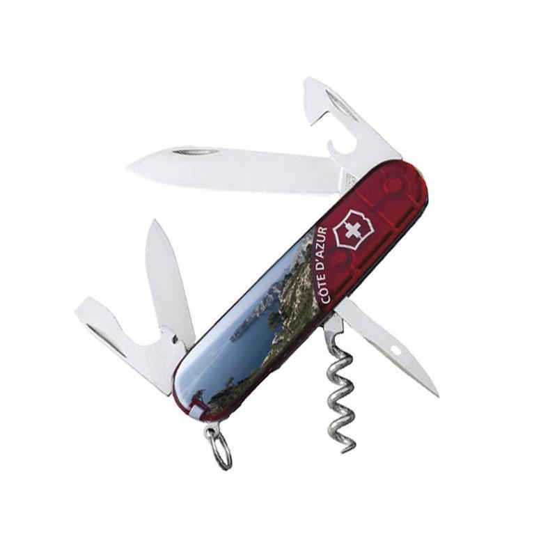 Cleste multifunctional Victorinox, Spartan Cote D'Azure, 13 Functii, 9.1 cm, Multicolor