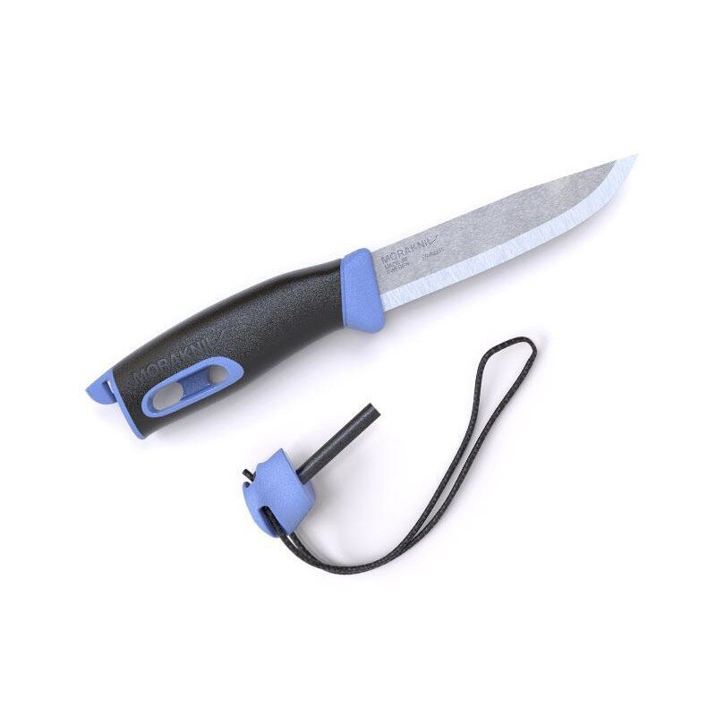 Cutit Morakniv, Inox/Cauciuc, 10.5 cm, Negru/Albastru