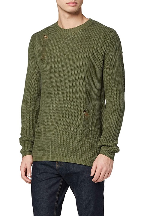 Pulover barbati, Find, Lana, Kaki, L