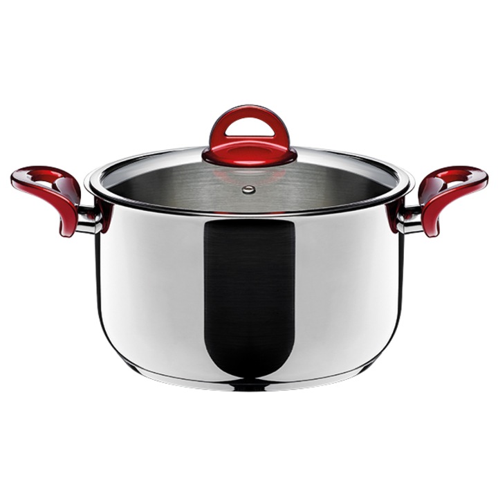 Тенджера, Pyramis Essentio, Неръждаема стомана, 28 см, 6.5 л