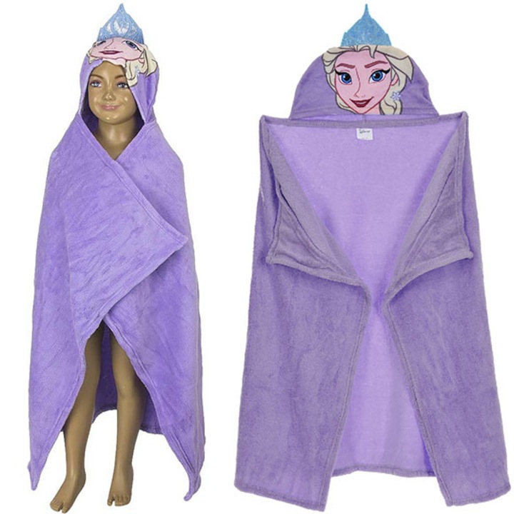 Поларено одеяло Disney Frozen, Лилав, 120x80