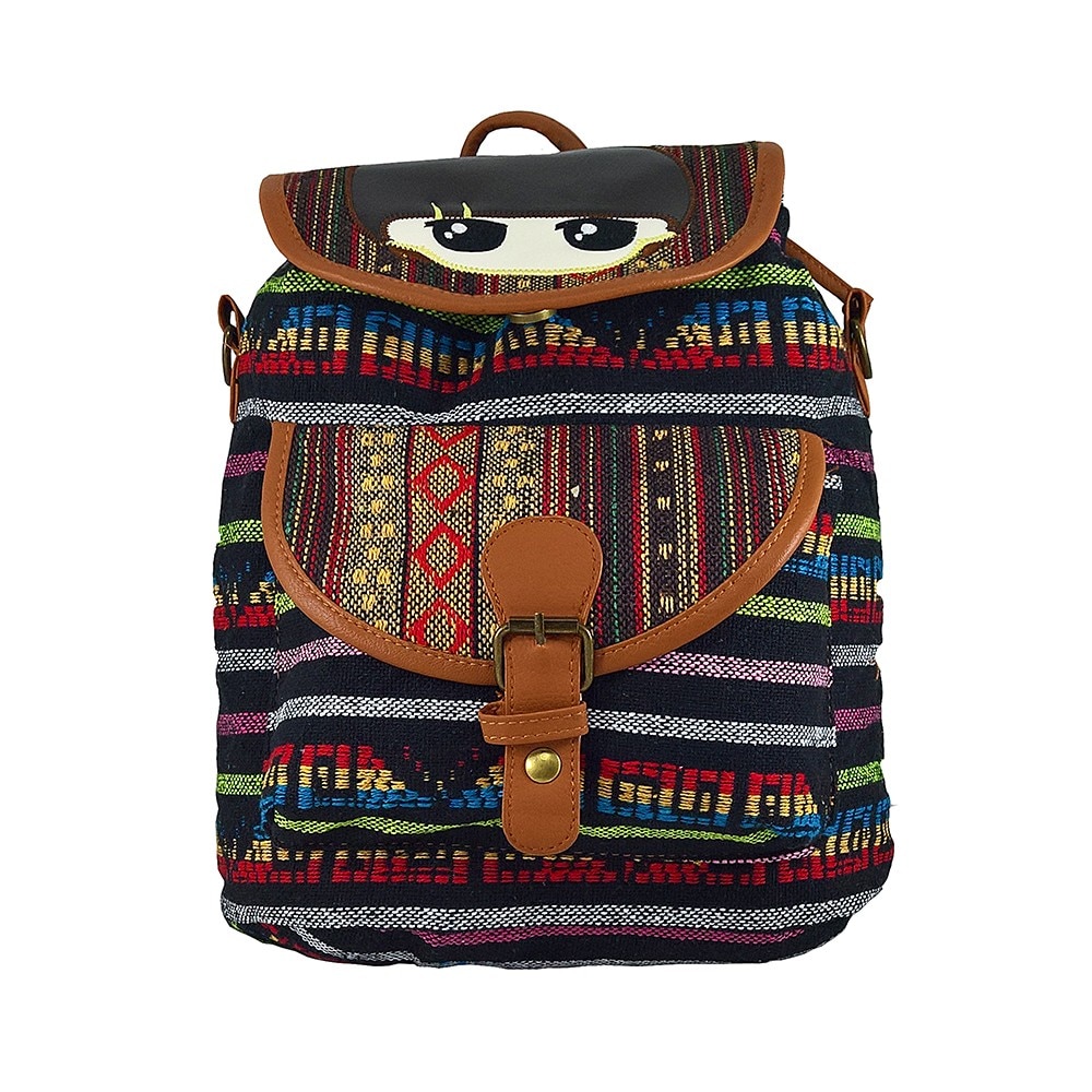 Rucsac urban Romanitze, 2 in 1, jacard cu tricolor, LaRue