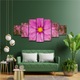 7 db-os Multicanvas festmény készlet, Cosmea art 188, UV-nyomat PREMIUM COTTON vászonra (400 g/m2) és fa keretre feszítve (Profil 2X3,6cm), 210x100 cm