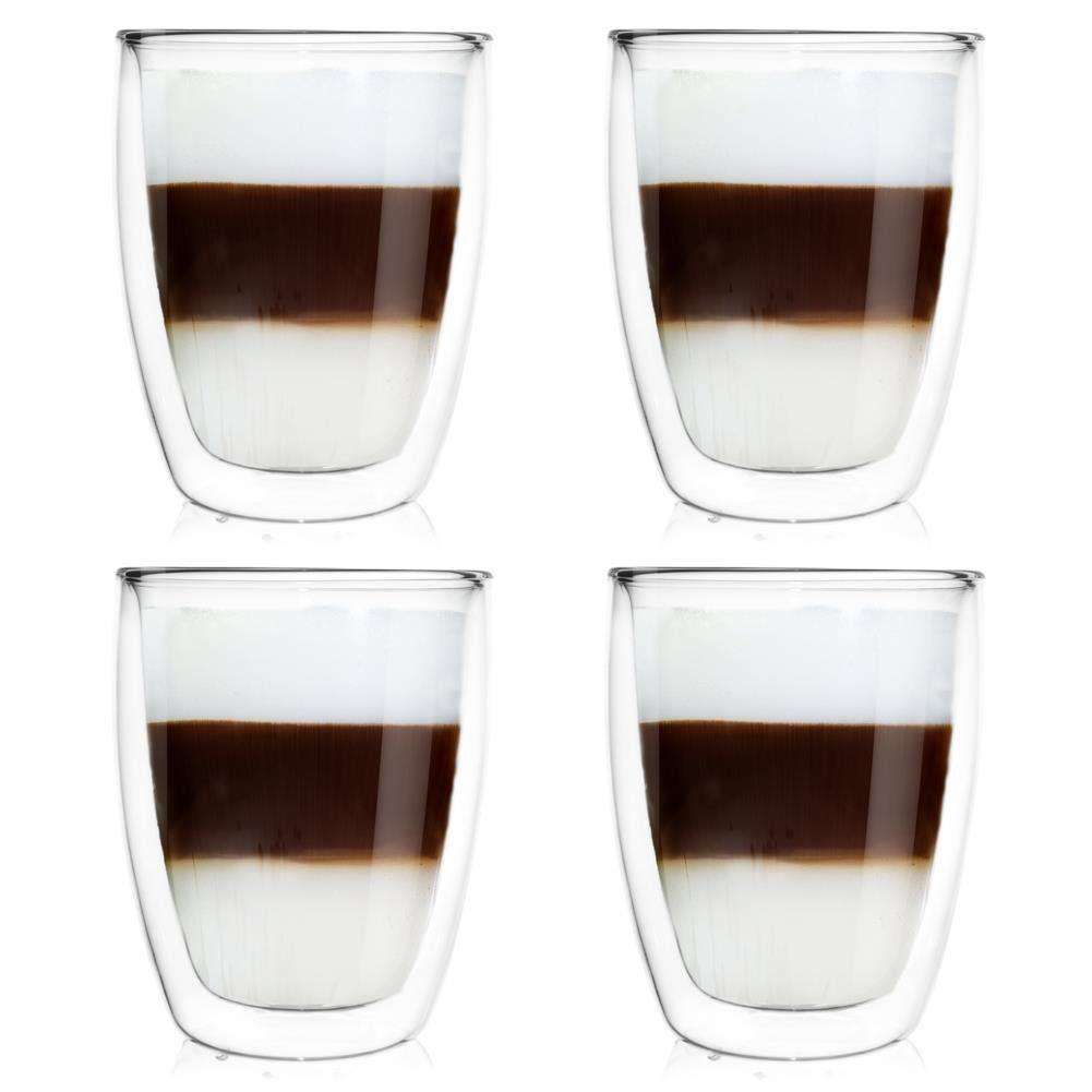 Set 4 pahare, Orion, Sticla, Transparent, 330 ml