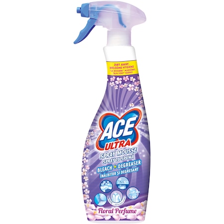 Inalbitor si degresant Ace Ultra spray cu spuma Floral, 700ml
