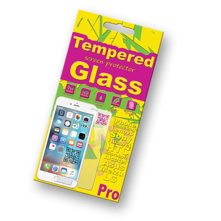 Стъклен протектор rcomputers за iPhone 6/6S, Прозрачен