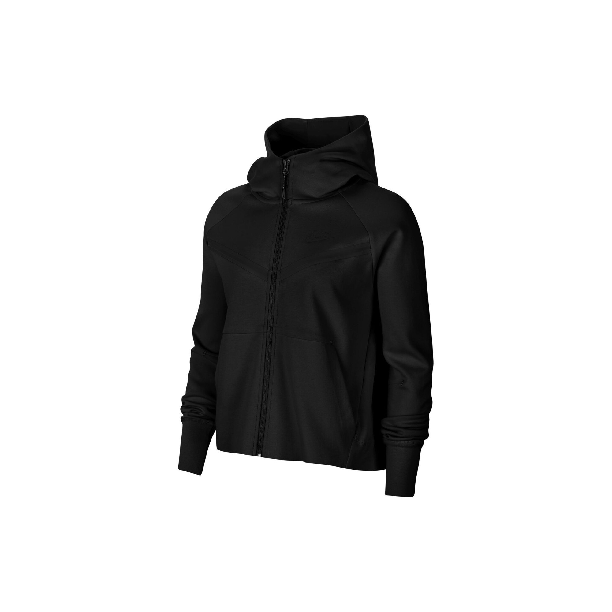 Hanorac Nike W Nsw Tch Flc Wr Hoodie Fz CW4298010 Femei Negru S
