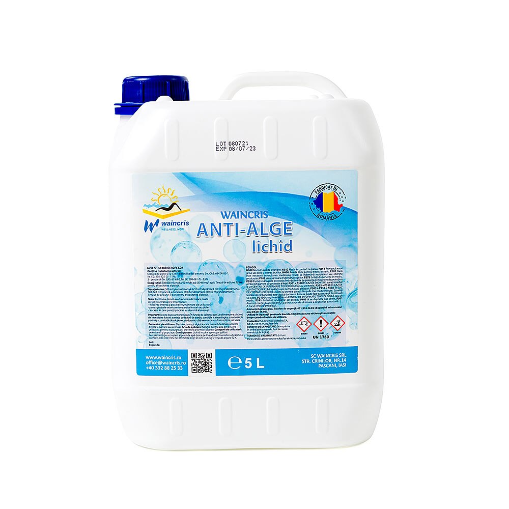 Anti-alge, algicid piscine Waincris 5 litri