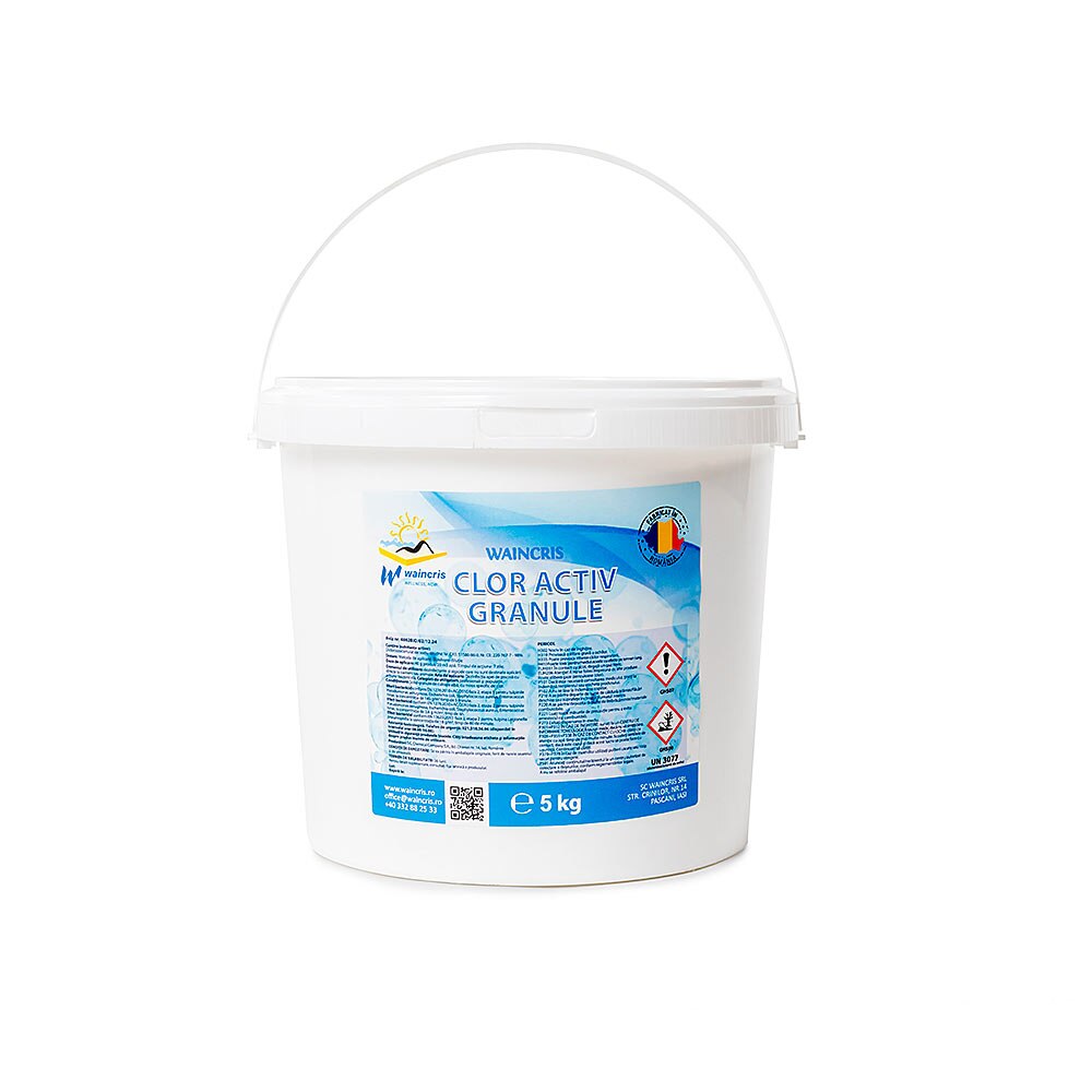 Clor activ granule piscine Waincris 5kg