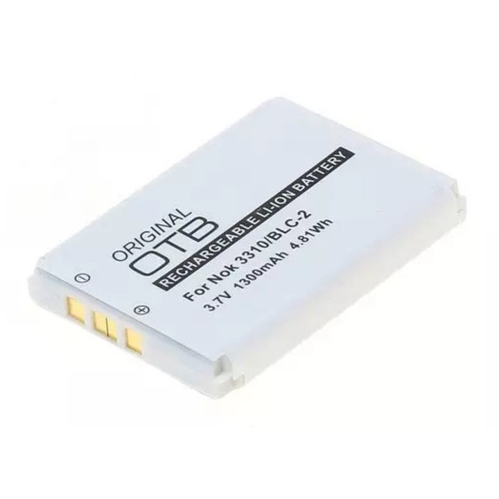 Acumulator pentru Nokia 3310 / 3330 / 3410 / 3510 / 3510i / 6650 / 68000 (BLC-2) 1300mAh 3.7V Li-Ion