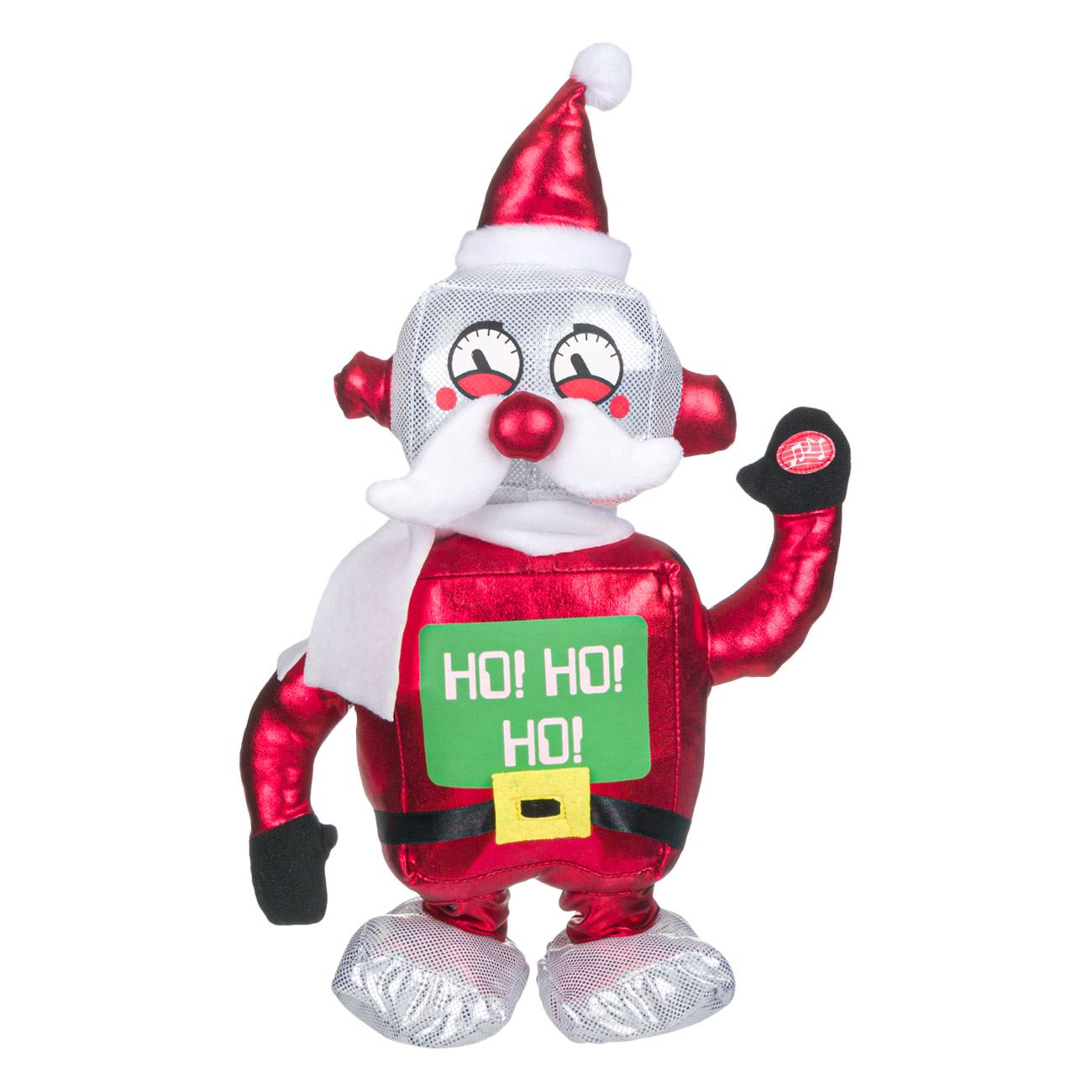 Robot interactiv de Craciun, Zola, cu miscari si sunete, 43cm