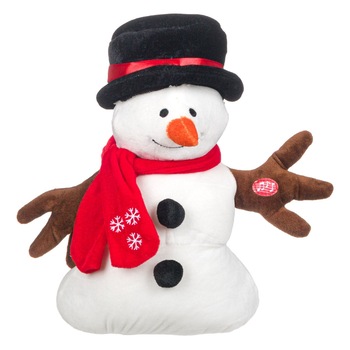 Om de zapada interactiv, Zola, cu sunet, lumina si miscare, 32cm Om de zapada interactiv, Zola, cu sunet, lumina si miscare, 32cm