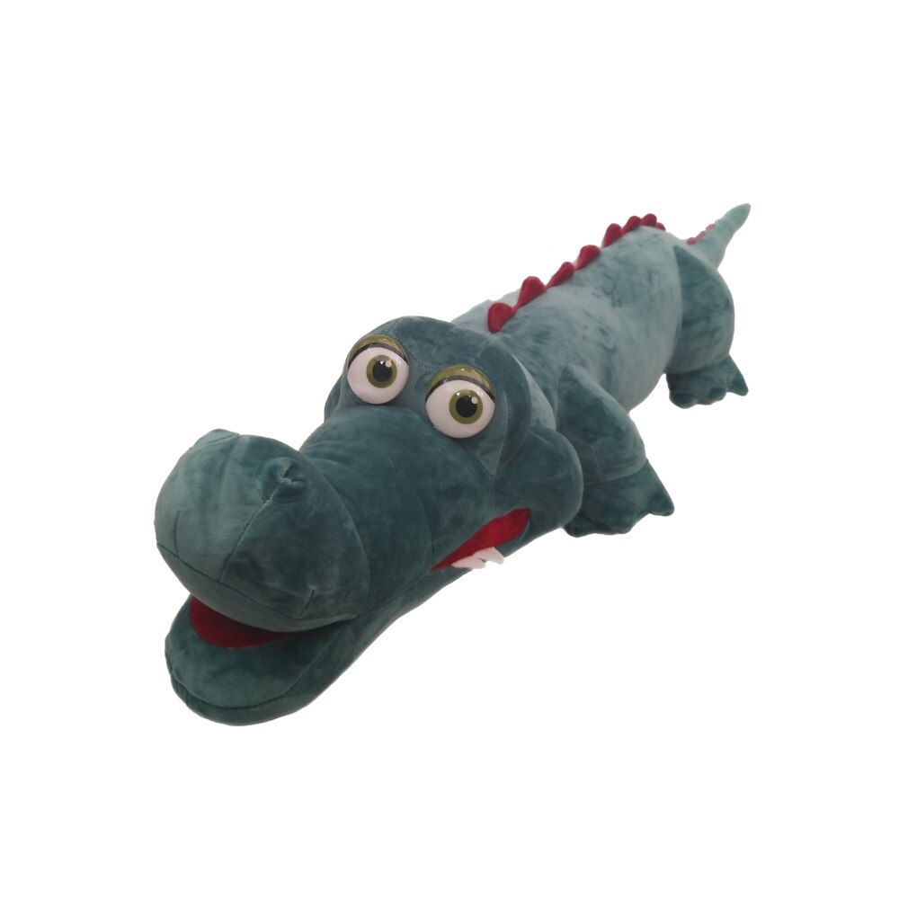 Crocodil de plus, Nichita, verde, 150 cm