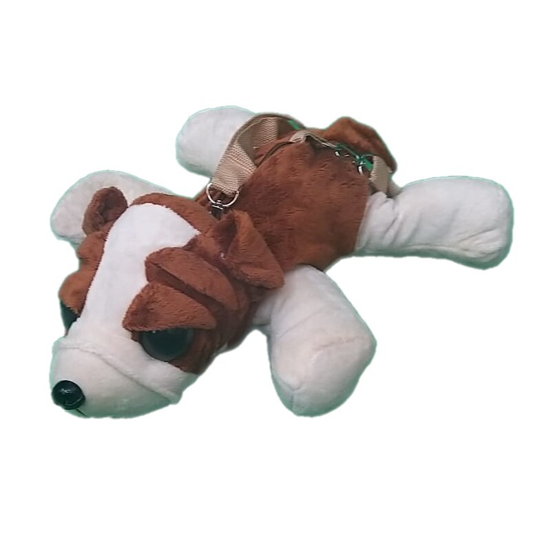 Catel de plus, Nichita, alb/maro, 30 cm