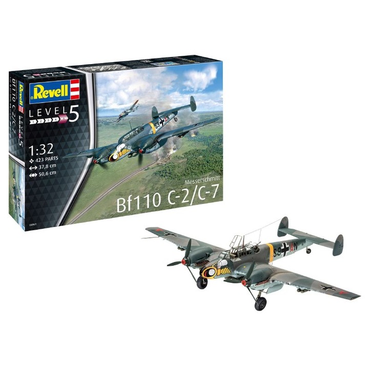 Revell makett építő készlet - Messerschmitt Bf110 C-7 (4961)