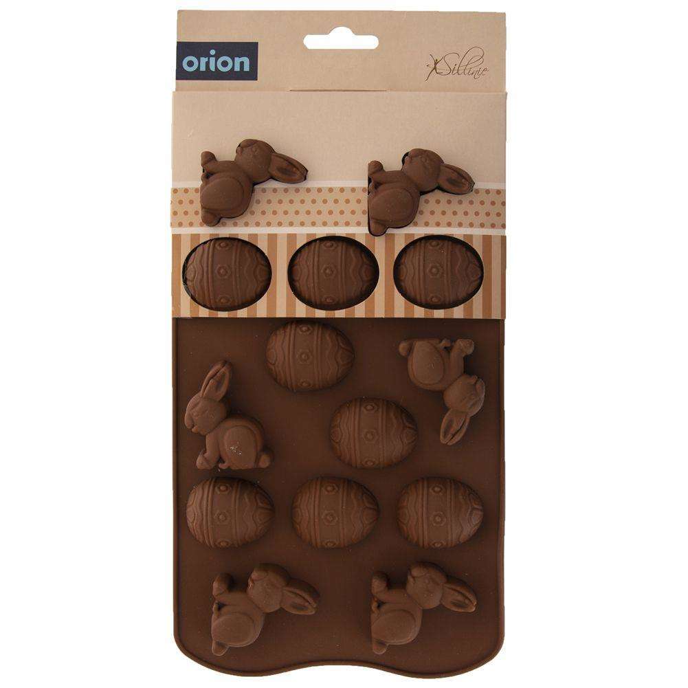 Forma praline Paste, Orion, Silicon, Iepure/Ou, Maro