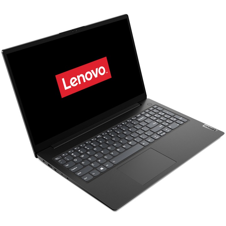 Lenovo V15 G2 ALC 15.6" FullHD Laptop, AMD Ryzen 3 5300U, 8 GB, 256 GB SSD, AMD Radeon Graphics, No OS, Nemzetközi billentyűzet, Fekete