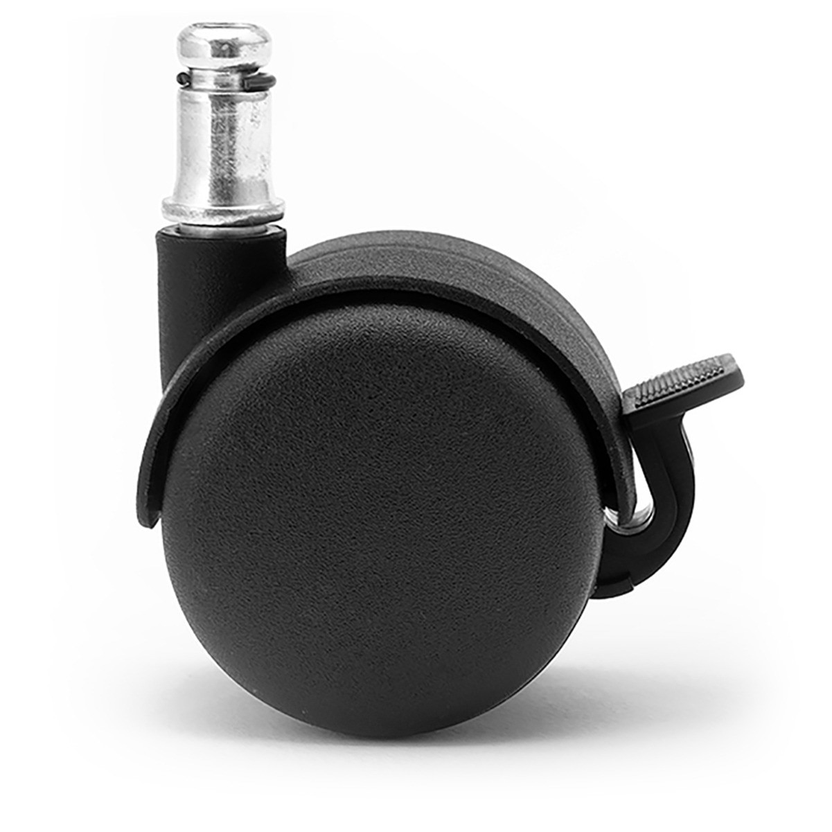 Set 5 x Rotile (role) cu blocator D50mm TRAFFIC CHAIRS pentru scaune de birou, tija cu diametrul D11mm