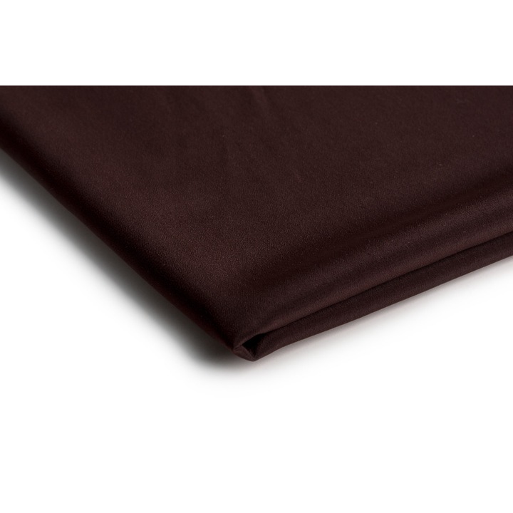 Material tesut, tip Creponata, Kelly Crep, Maroniu, 50 cm x 150 cm