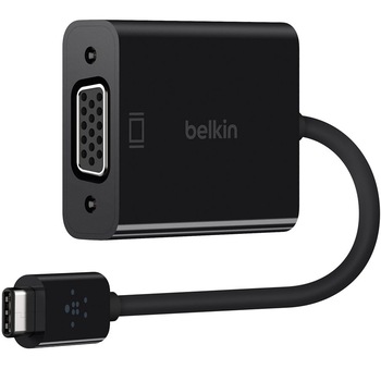 Adaptor Belkin USB-C la VGA negru Adaptor Belkin USB-C la VGA negru