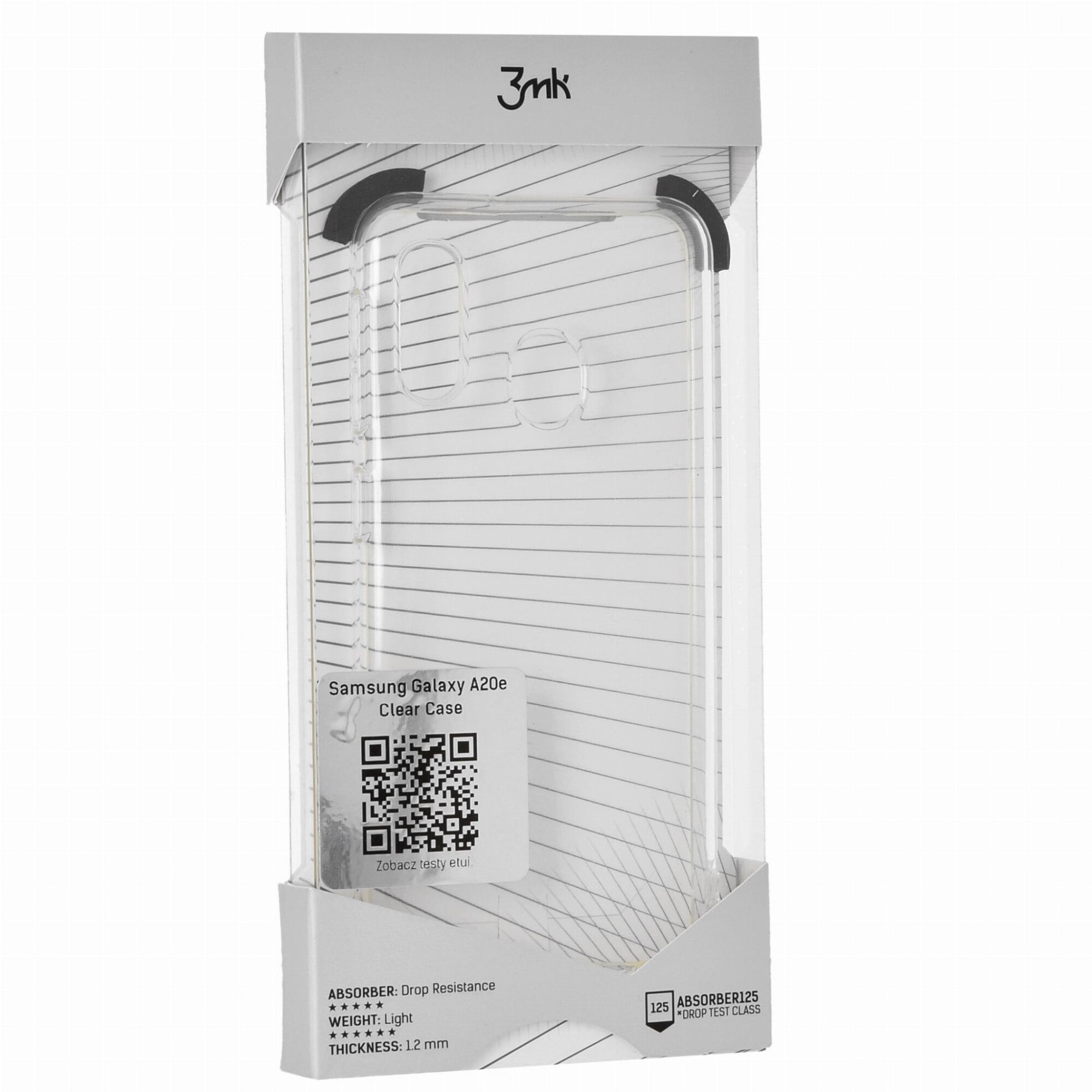 Carcasa 3MK Clear Case, pentru smartphone Galaxy A20e, transparent