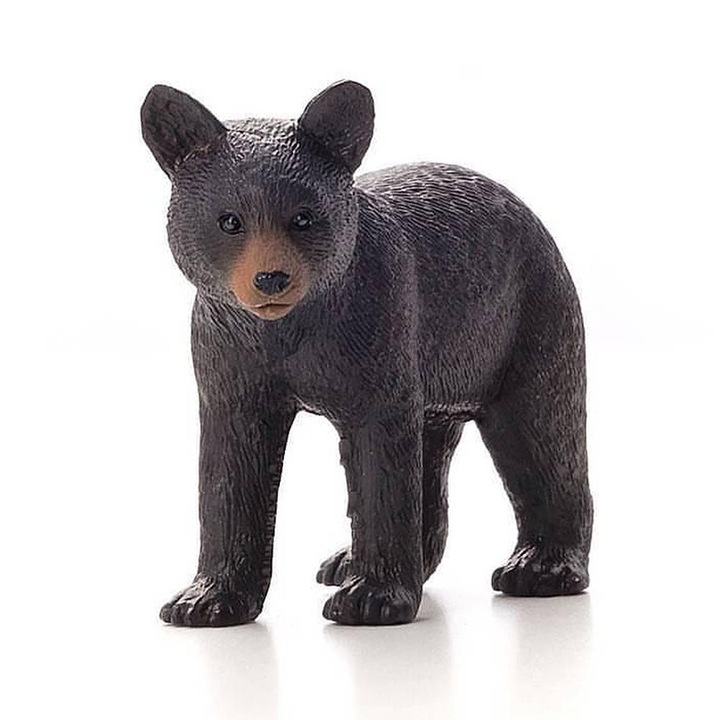 Пластмасова фигурка Mojo, Черно мече, бебе