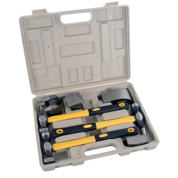 Trusa 3 x ciocane cu 4 x scule tinichigerie indreptare tabla caroserie auto si cutie depozitare inclusa Technic A1226-1 Trusa 3 x ciocane cu 4 x scule tinichigerie indreptare tabla caroserie auto si cutie depozitare inclusa Technic A1226-1