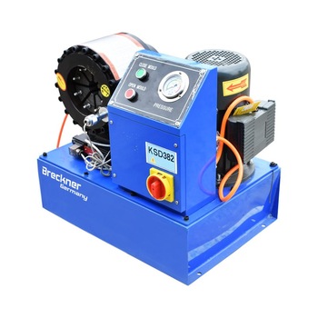 Masina de sertizat furtunuri hidraulice fi6-38mm 220V 3kW cu schimbare rapida Breckner Germany Masina de sertizat furtunuri hidraulice fi6-38mm 220V 3kW cu schimbare rapida Breckner Germany