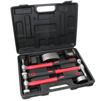 Trusa 3 x ciocane cu 4 x scule tinichigerie indreptare tabla caroserie auto si cutie depozitare inclusa Technic A1226-2 Trusa 3 x ciocane cu 4 x scule tinichigerie indreptare tabla caroserie auto si cutie depozitare inclusa Technic A1226-2