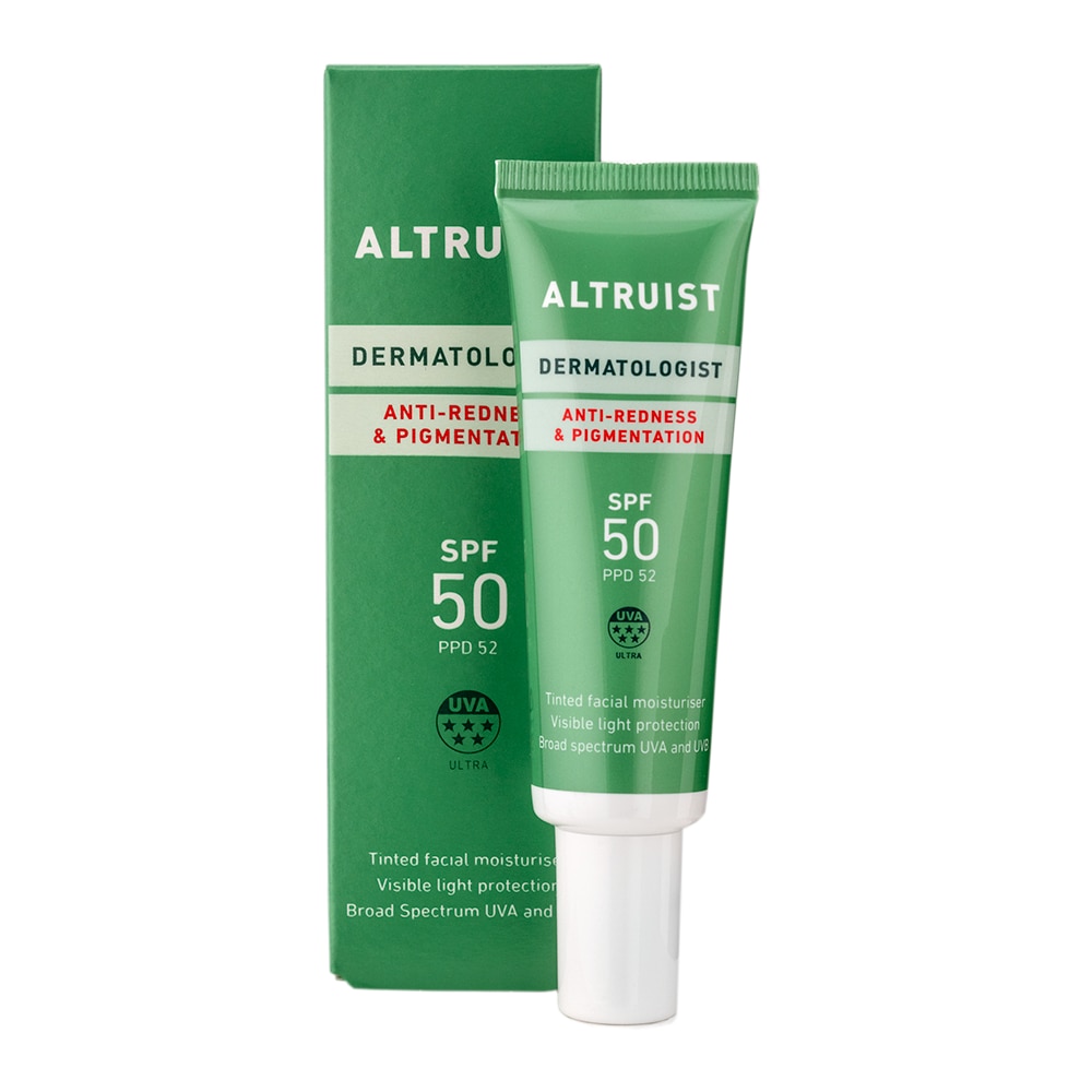 Crema colorata antiroseata cu SPF 50, Altruist, 30 ml