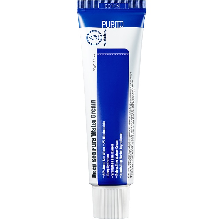 Purito Deep Sea Pure Water krém, zsíros bőrre, 50 ml